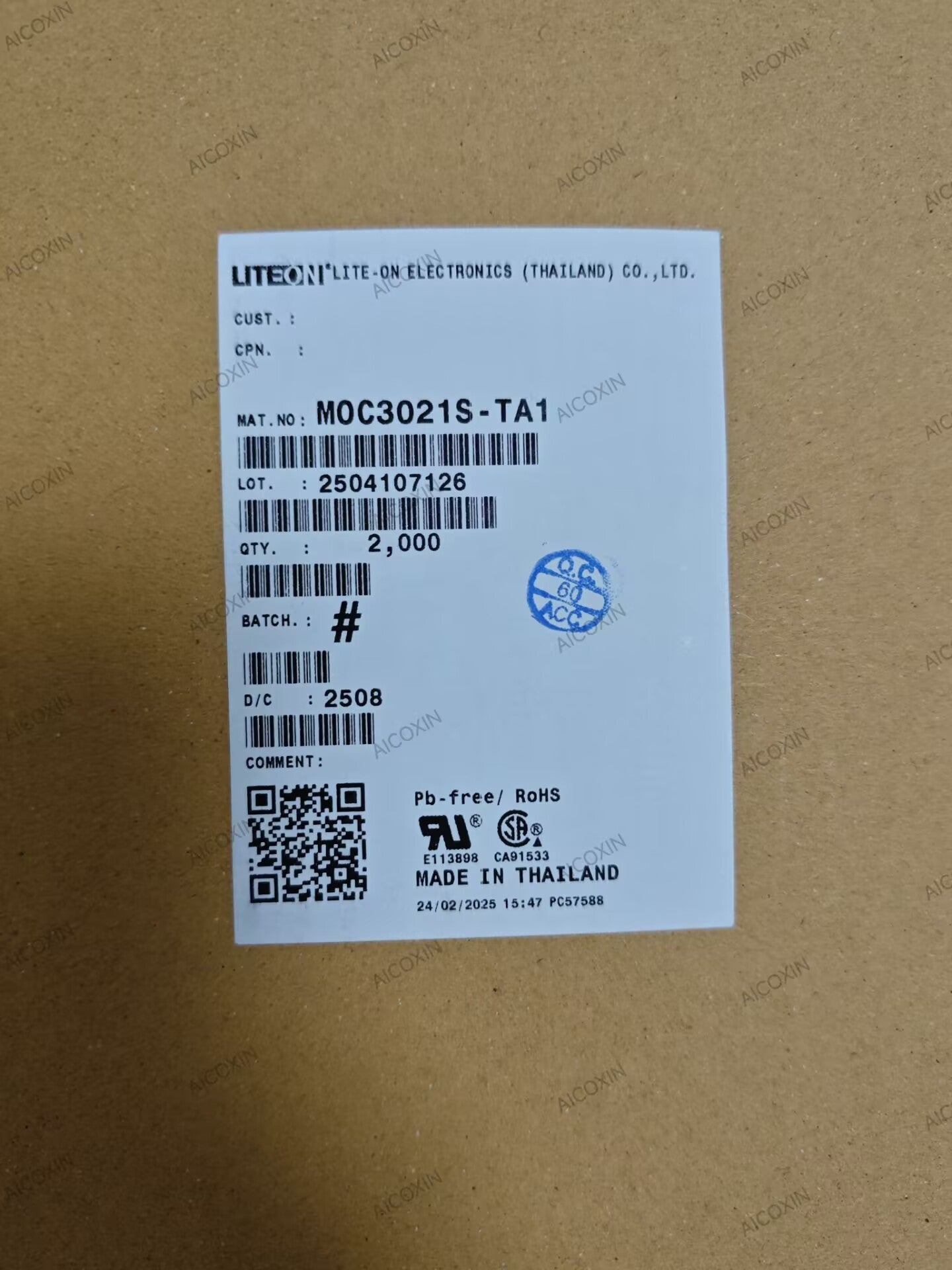 MOC3021S-TA1